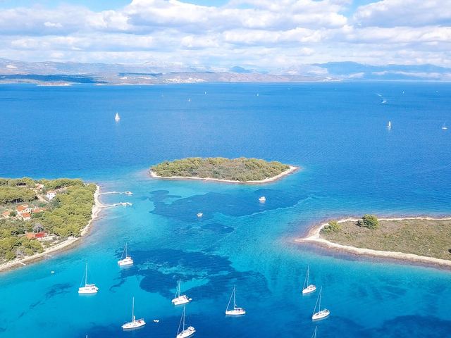 Blue Lagoon and Trogir