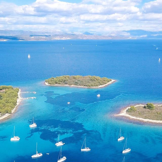 Blue Lagoon and Trogir