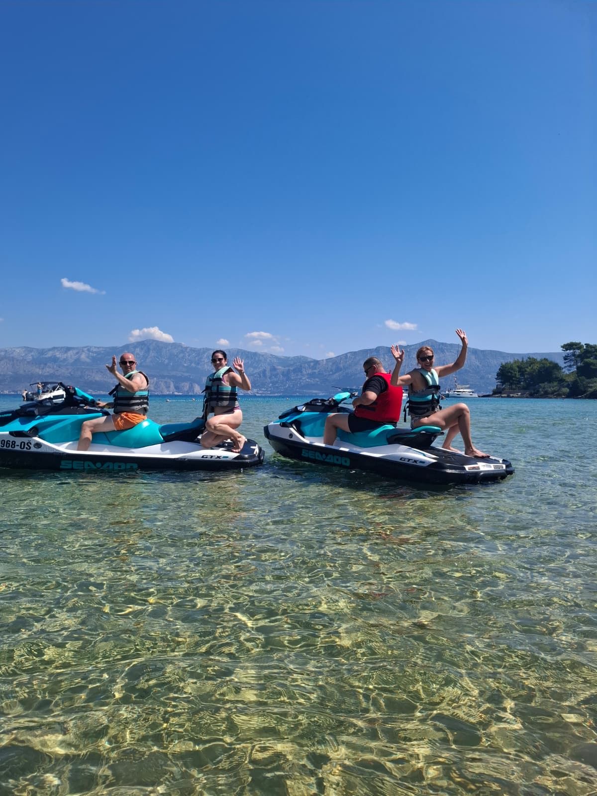 Jet Ski Safari from Dugi Rat to Brač & Lovrečina Bay