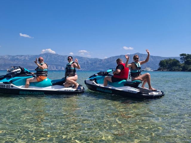 Jet Ski Safari from Dugi Rat to Brač & Lovrečina Bay
