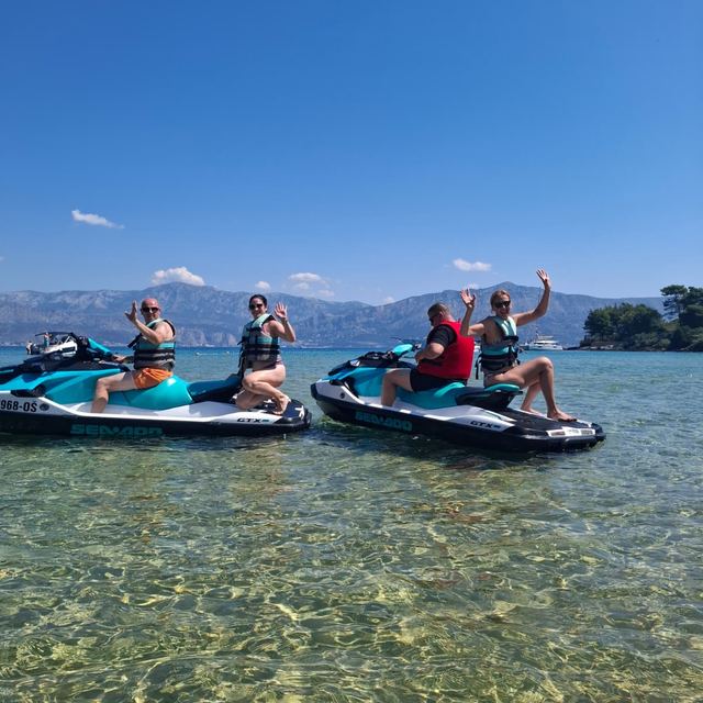 Jet Ski Safari from Dugi Rat to Brač & Lovrečina Bay